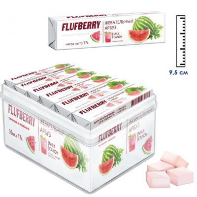 Жевательная конфета Flufberry со вкусом арбуза (Китай) 17г