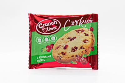 Печенье сдобное с клюквой Crunch Time 50 гр