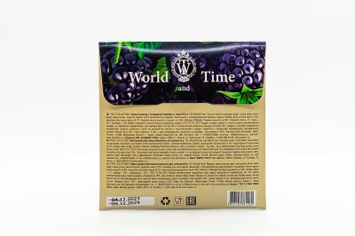 Шоколад темный World & Time «FRUIT COLLECTION» с натуральной ежевикой и кешью 80 гр