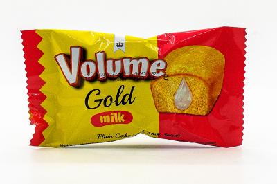 Кекс Volume Gold с молочным соусом мини 25 гр